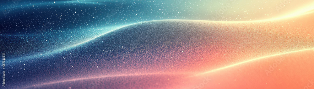 Wall mural abstract wave pattern in vibrant colors, creating a serene and dreamy atmosphere. perfect for backgr