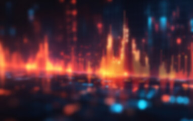 Vibrant digital waveform background showcasing colorful peaks and valleys, ideal for technology, music, and creative project themes.