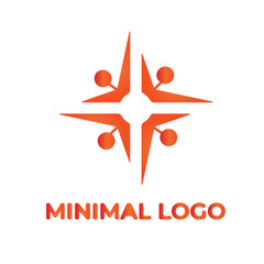 Obraz premium minimal logo design template 