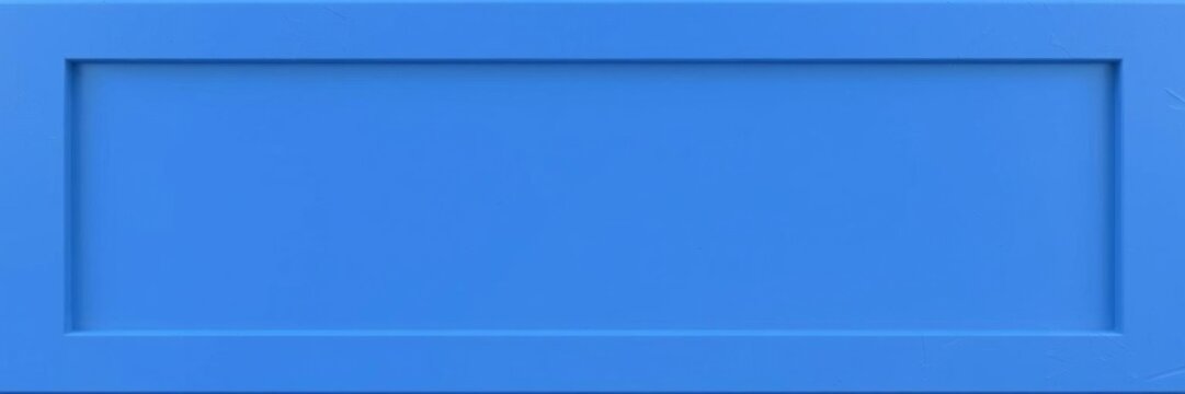 Blue gradient background with minimalist embossed rectangle surface featuring raised 3D shapes, shapes, minimalist, 3D