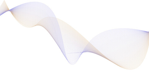 Abstract vector wavy lines flowing smooth curve black, white smooth element swoosh speed wave modern stream transparent background.