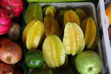 Carambola star fruit in Malaysia