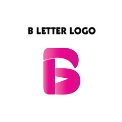 B letter logo design