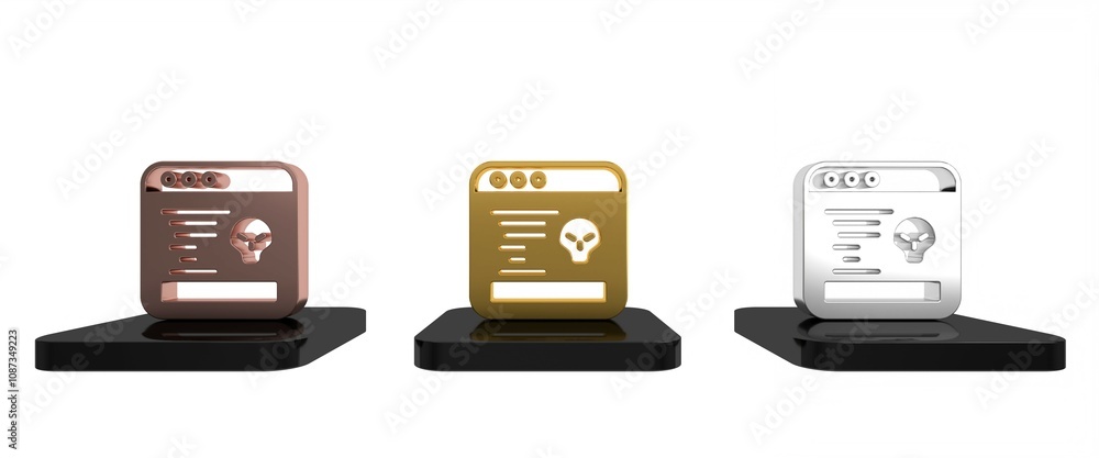 Poster colorful system bug concept icon isolated on white background. code bug concept. bug in the system. 