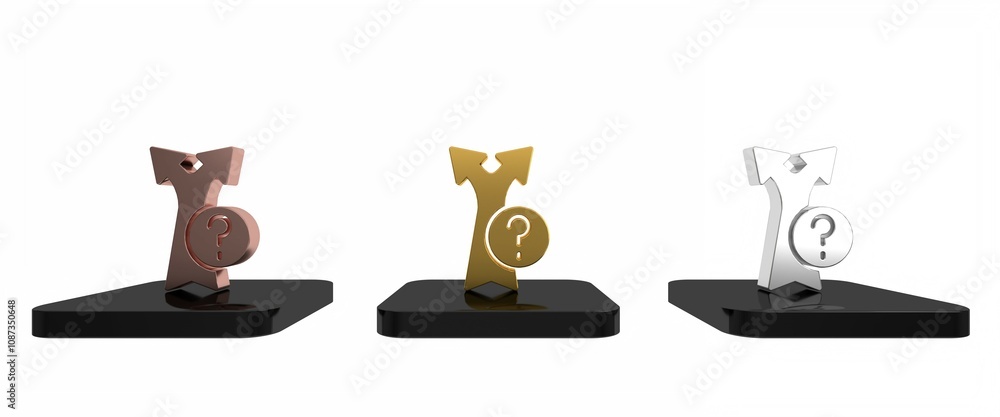 Poster colorful arrow icon isolated on white background. direction arrowhead symbol. navigation pointer sig