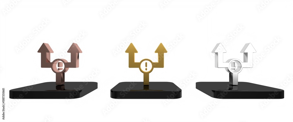 Poster colorful arrow icon isolated on white background. direction arrowhead symbol. navigation pointer sig