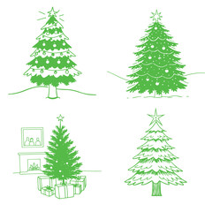 Christmas day,Christmas,Santa Claus With Heart,Christmas tre