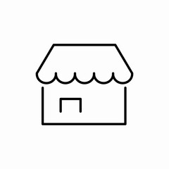 store shopping bag icon vector sign