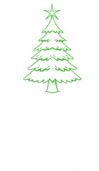 Christmas tree decorated with ornaments,set of christmas tree,golden christmas tree