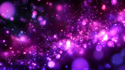 Abstract Purple and Pink Glitter Lights Background