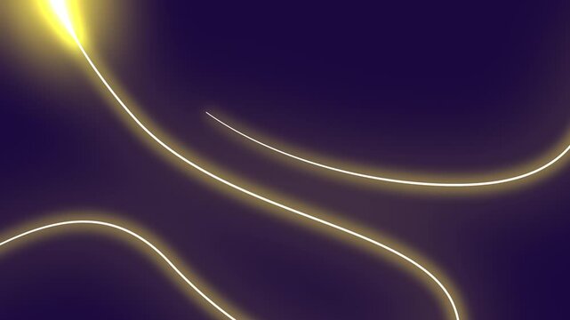 Glowing white lines against dark purple background ideal for futuristic designs, technology concepts, abstract backgrounds, and modern digital projects.