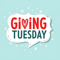 Fototapeta premium giving tuesday