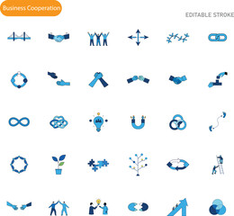 Business Cooperation Partnership, Teamwork, Collaboration, Synergy, Unity, Connection, Network, Inte
