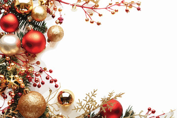 Christmas Holiday Greeting Card Background for Single Click Design