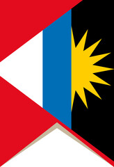 National flag of Antigua and Barbuda