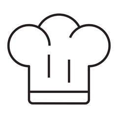 Chef Hat line icon.