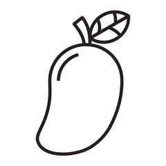 Mango line icon.