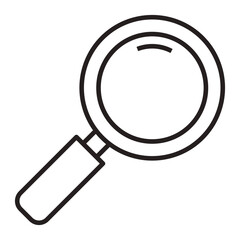 Magnifying Glass line icon.