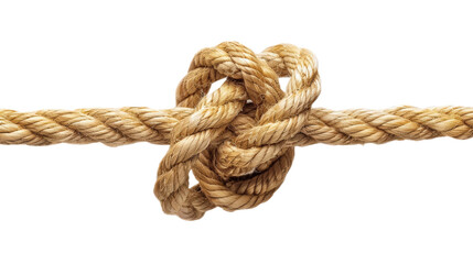 ropeKnot on a rope isolated on white or transparent.png
