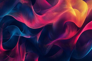 Obraz premium Vibrant Abstract Swirls of Color in Motion