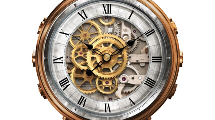  Machanical Clock isolated on white or transparent.png