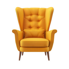 Modern armchair isolated on white or transparent.png