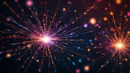 Sparkle Heart explosion  Glowing bokeh, Electric neon, Thrilled, Luminous, Metallic fluid