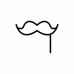 mask party icon vector sign