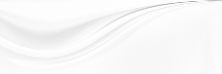 White gray satin texture that is white silver fabric silk panorama background with beautiful soft blur pattern natural.
