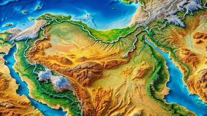 Stunning Landscape Photography of Iran's Location on World Map with Majestic Mountains, Deserts, and Cultural Landmarks Captured in Vivid Colors and Detail