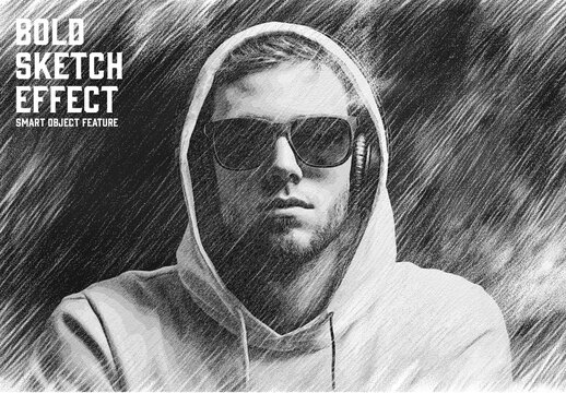 Bold Sketch Effect with Generative AI