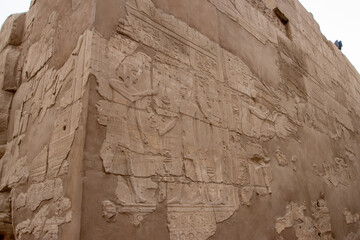 Ancient temple ruins in Egypt