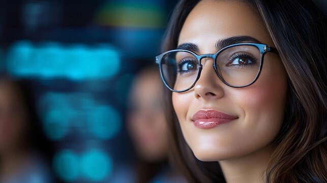 Diverse team of tech professionals including a woman wearing glasses thoughtfully discussing and developing responsible systems and ethical solutions for the future of technology and innovation - Powered by Adobe