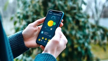 The app interface presents a detailed breakdown of recycling habits, using bright, eco-themed graphics and progress meters to encourage users to track and improve their environment - Powered by Adobe