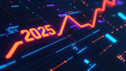 Fototapeta premium New project growth roadmap for 