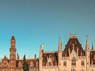 Fototapeta premium Bruges City Hall in Bruges, Belgium