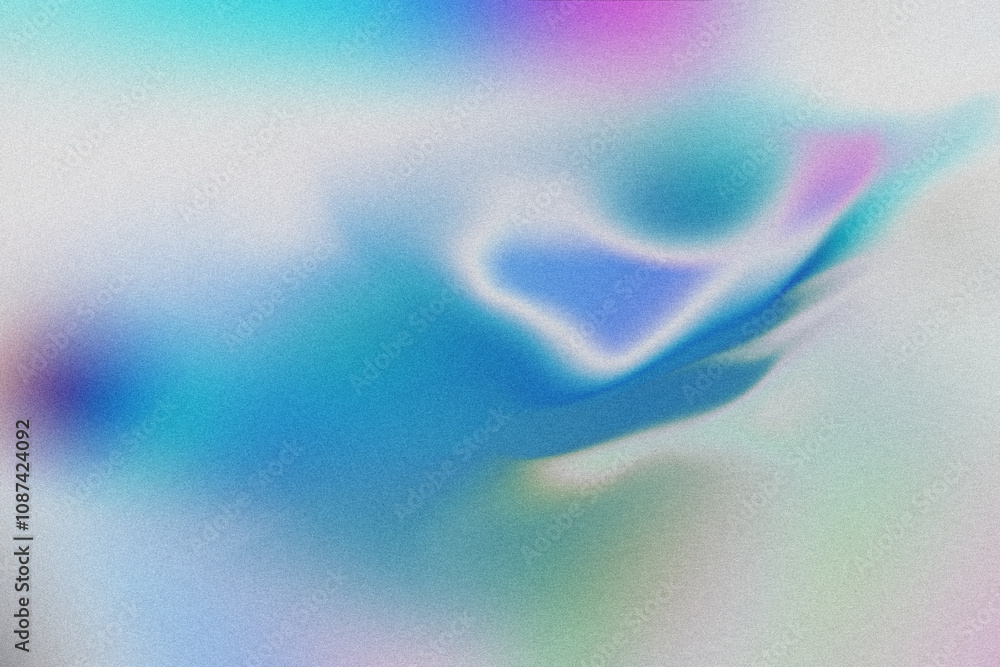 Poster abstract blurred grainy gradient background texture. digital grain dust soft noise effect. pastel co