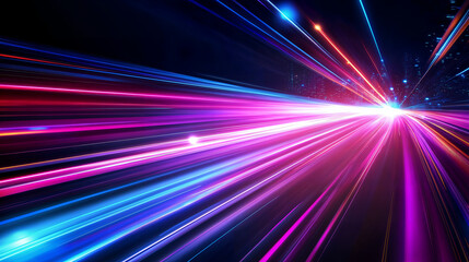 Light motion blue speed pink blue fast action