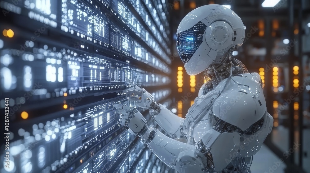 Poster ai robot consulting for improved solutions