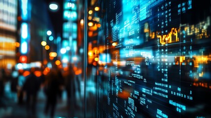 Fototapeta premium Machine learning stocks are seeing increased demand across various industries, making them a profitable investment.