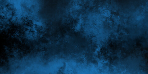 Abstract dark blue watercolor cloudiness, mist, or smog background. Dark navy blue sky with black background and blurred pattern. Vivid textured aquarelle painted art design background.	

