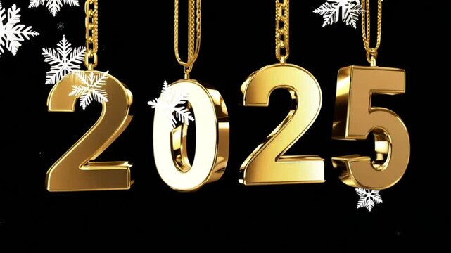 A dazzling countdown to a new year, with shimmering gold numbers hanging against a backdrop of sparkling stars. The perfect visual for optimism, new beginnings, and a fresh start.