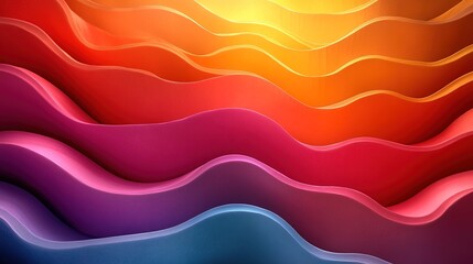 abstraction with red purple waves. Gentle and warm background