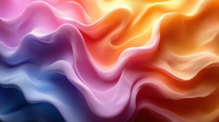 Obraz premium abstraction with red purple waves. Gentle and warm background