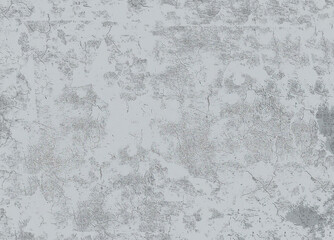 Abstract rough gray surface with microcracks and spots