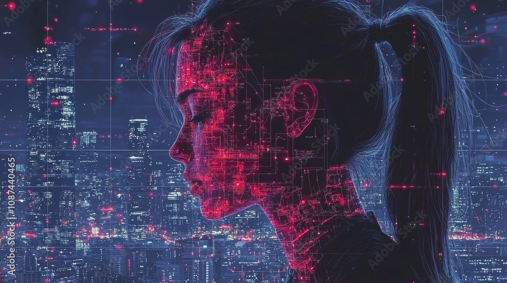Poster human element in ai technology and data analysis