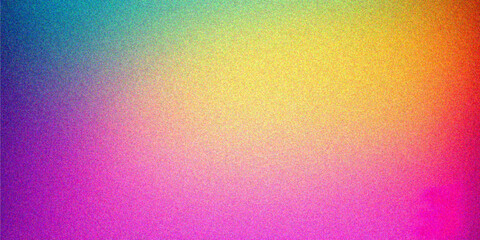 Colorful Gradient Background with Noise Texture Effects. glowing Vibrant grainy gradient background, colorful noise texture, retro banner poster cover backdrop header design.	