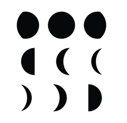 illustration of a crescent moon and star. Islamic symbol. Islamic icons can be used for the month of Ramadan, Eid and Eid Al-Adha. for logo, website and poster designs. vector