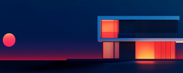Obraz premium Design an IoT-based smart home system that integrates lighting, temperature control, and security features, all manageable from a mobile app.