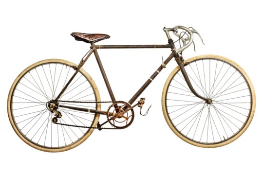 Vintage rusted race bike